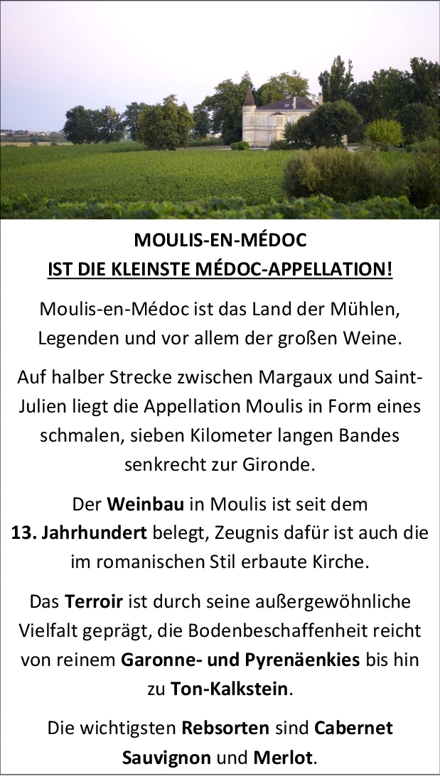 AOC Moulis en Mèdoc
